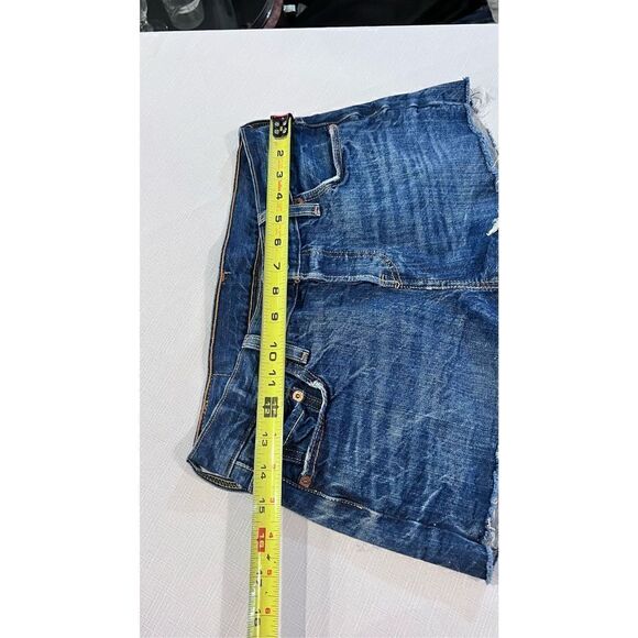 Levi's Women's Cutoff 501 Cotton Denim Jean Shorts Blue Dark Wash Size 24 - Picture 5 of 9